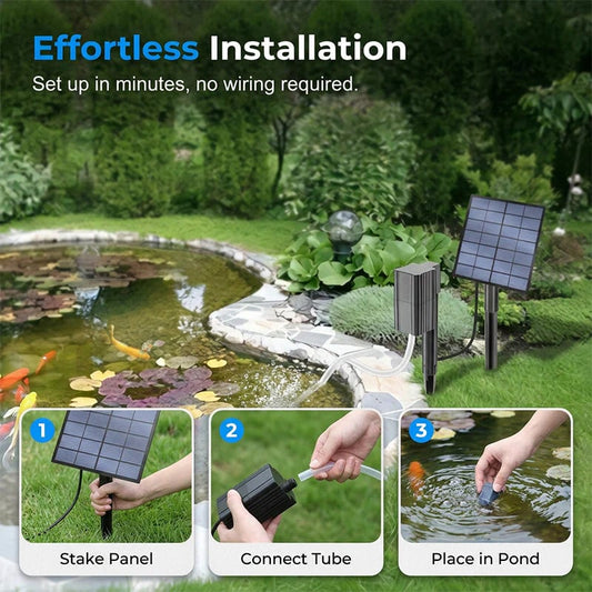 AquaAir – Aireador solar para estanques