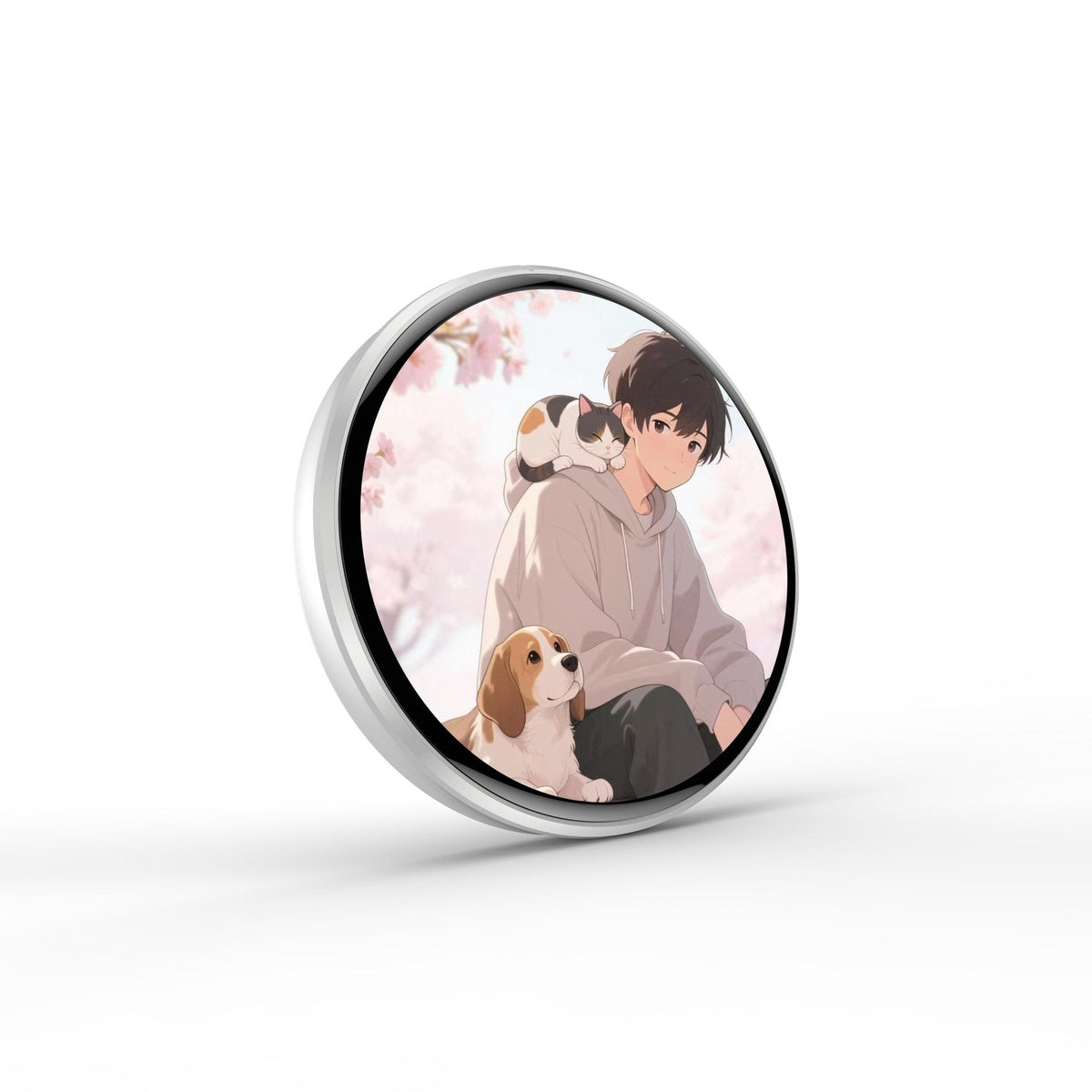 PixelPin – Insignia Digital Pantalla de Fotos y GIF para Pin