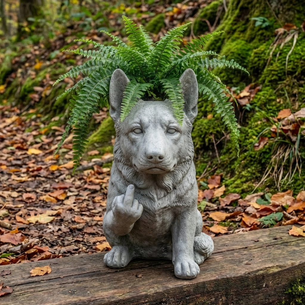 BullyPot – Dekorativer Hunde-Blumentopf