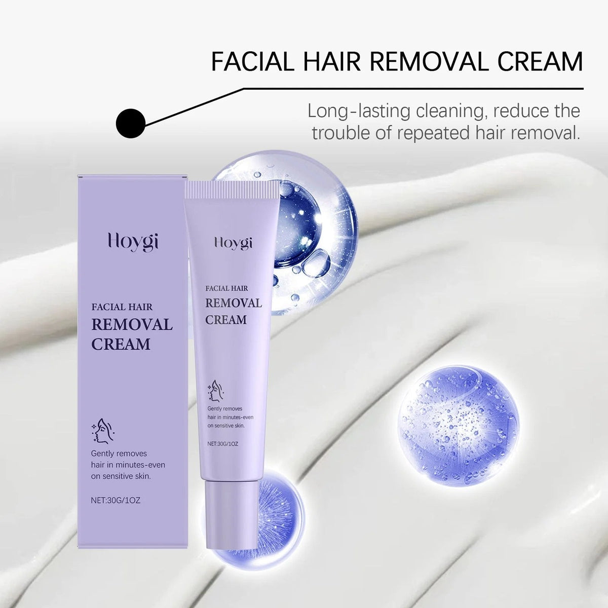 VelvetSkin – Crema depilatoria facial indolora
