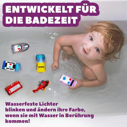 AquaGlow – Juguetes de baño luminosos para niños