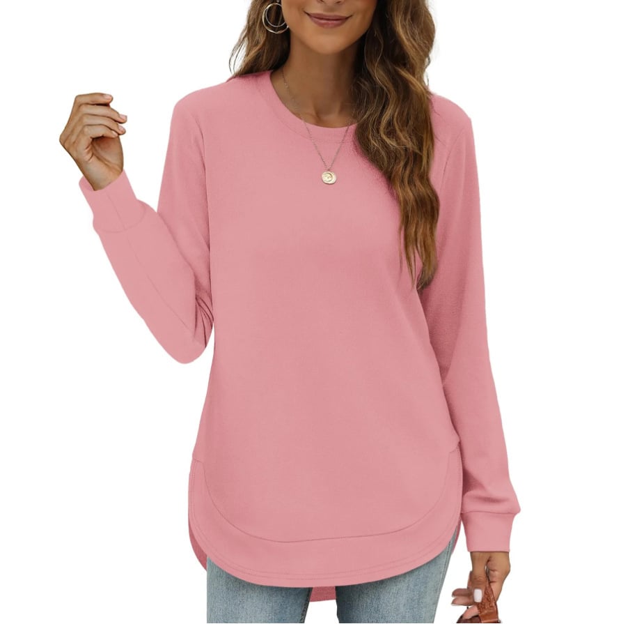 CurveFit – Weiches Crewneck-Sweatshirt für ganztägigen Tragekomfort