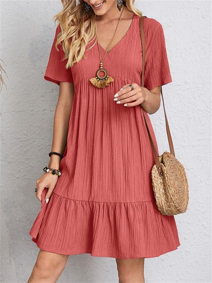 VintageMuse – Damen-Oberteil mit V-Ausschnitt im Retro-Stil