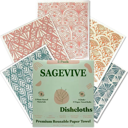 SparkleWipe – Paños de Limpieza de Cocina Multiusos