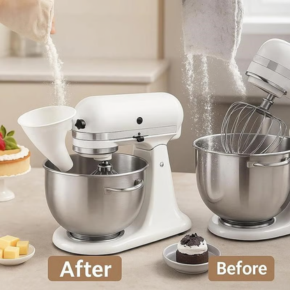 🔥LETZTER TAG 50% RABATT - ✨Mehltrichter für KitchenAid Küchenmaschine