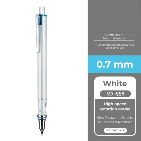 WritePro – Portaminas mecánico Advance M5-559, 0,3 mm – 0,7 mm