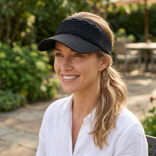 BreezeShade – Gorra abierta de protección solar para mujer