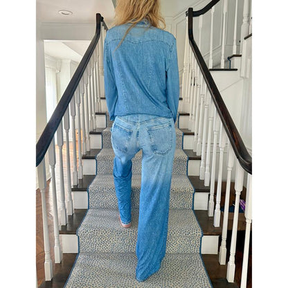 Denim Drift - Pijama suave Cloud