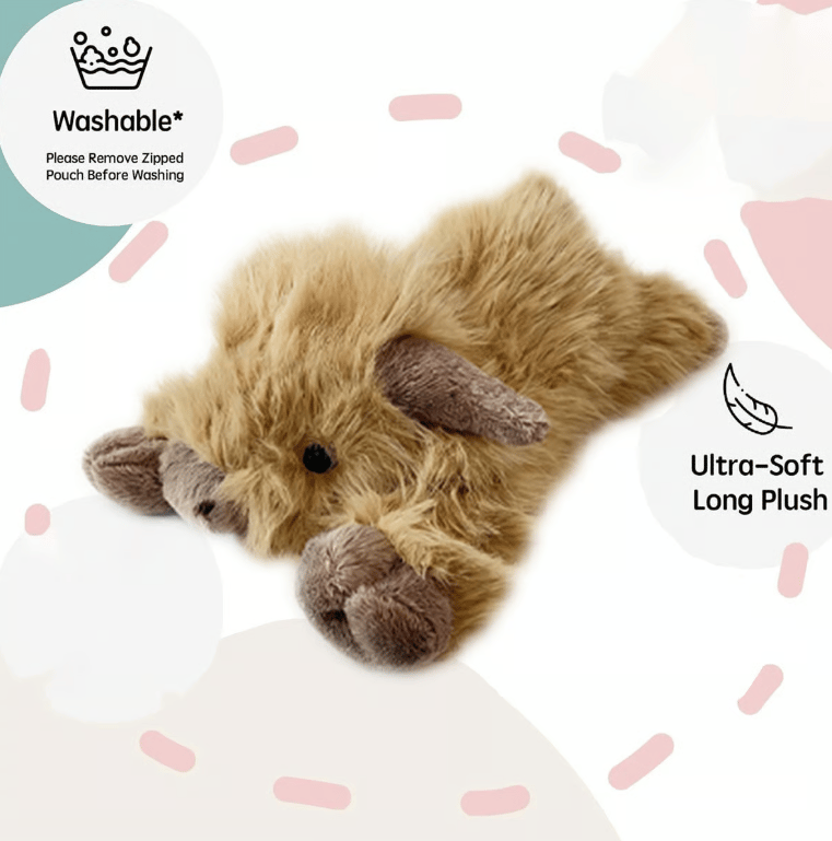 HighlandHugs – Peluche de vaca de las Highlands de dibujos animados adorable