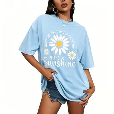 CottonGlow – Atmungsaktives, locker sitzendes Sommer-T-Shirt für Damen