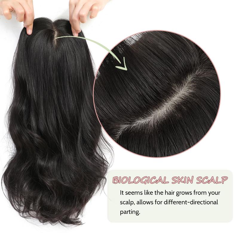 VolumeGrace – Nahtlose wellige Haar-Topper-Extension