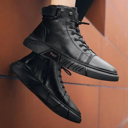 TerraForge – Wasserdichte Herrenstiefel aus Leder