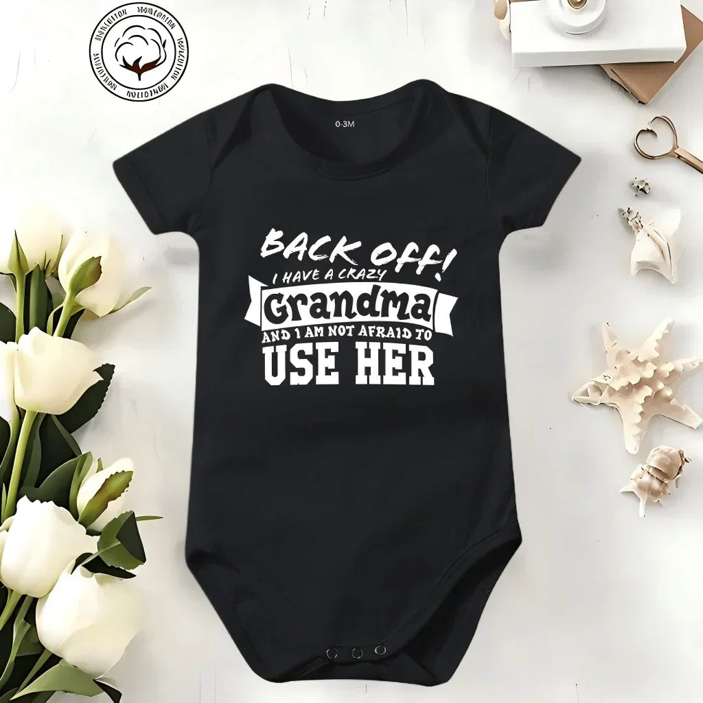SnugglePrint – Traje de bebé con cita del abuelo
