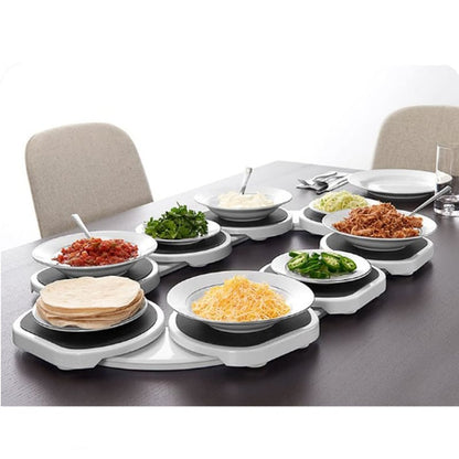 SpinServe – Estante giratorio para mesa de comedor