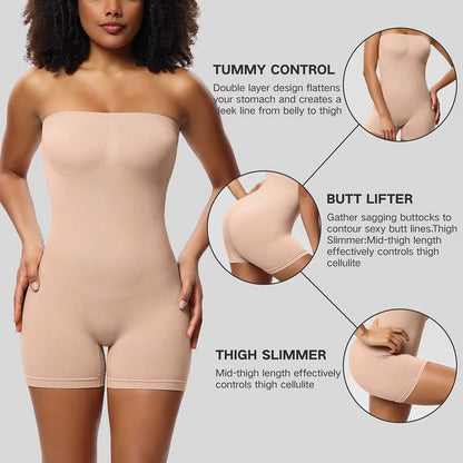 FlawlessForm - Body Moldeador Sin Tirantes