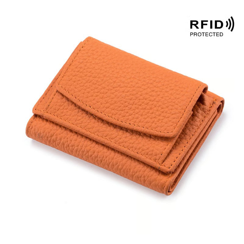 AuraVault – Premium-Lederbrieftasche mit RFID-Schutz