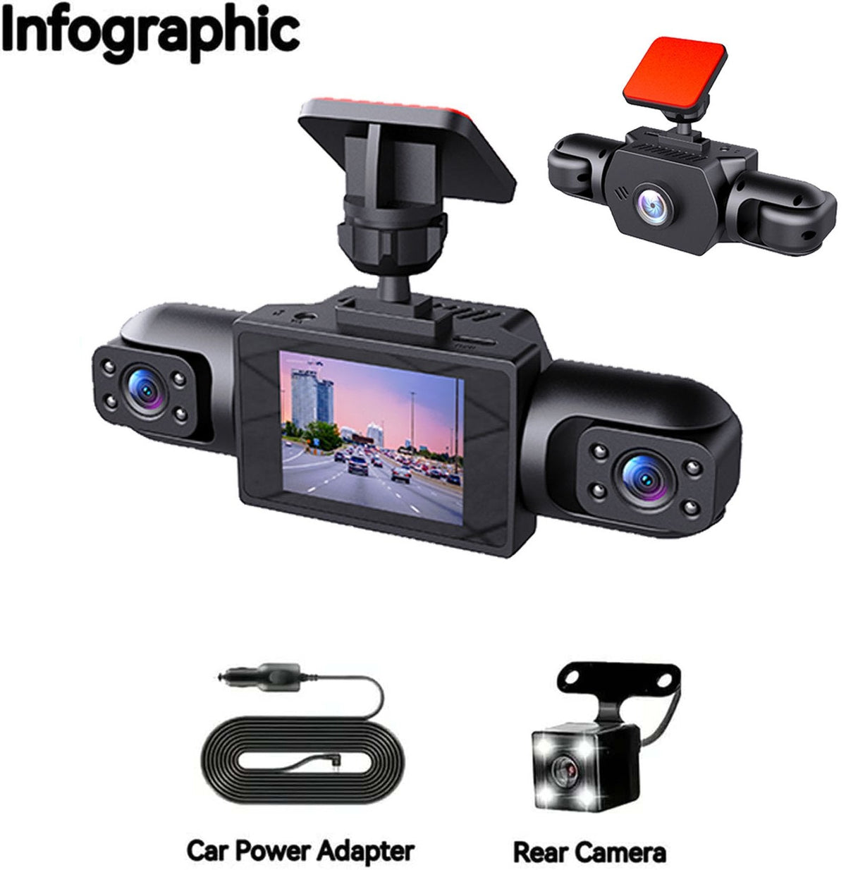 VistaDash – Full-View Auto-Dashcam-System