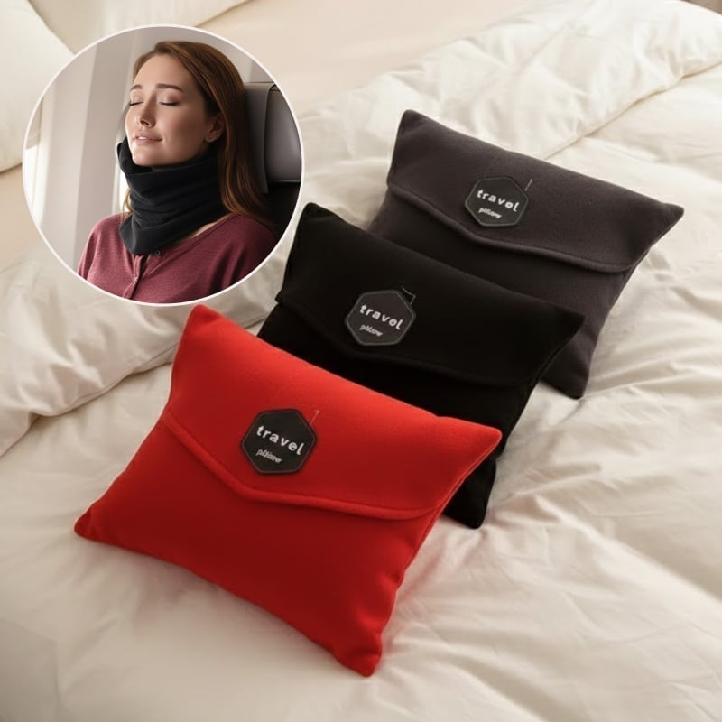 TravelEase – Ergonomisches Nackenkissen für schmerzfreie Reisen