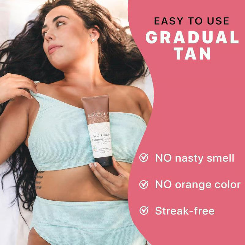 BronzeAura – Loción Autobronceadora con Acabado Natural