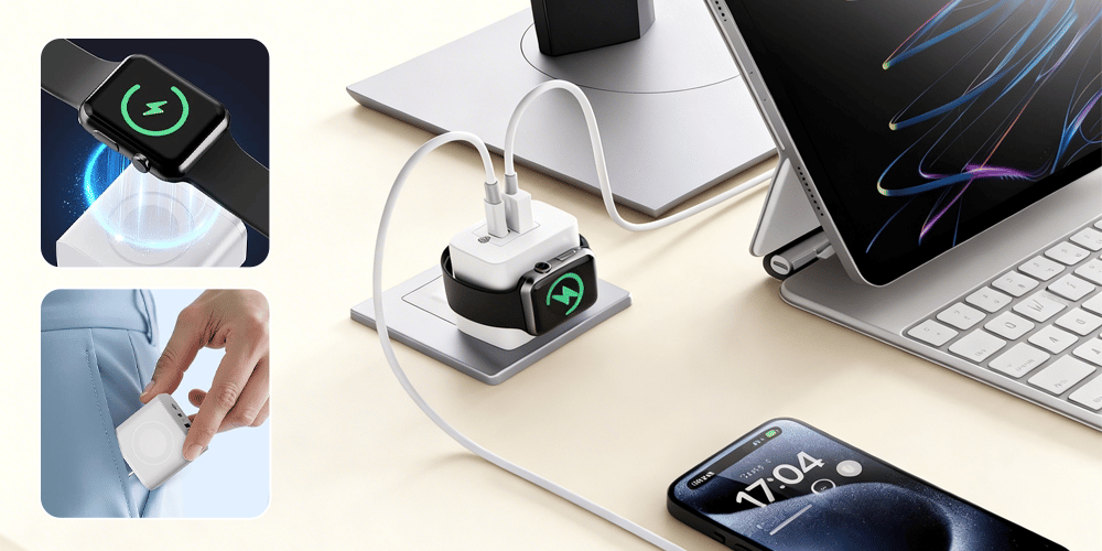 MagnaCharge – Magnetisches 3-in-1-Schnellladegerät