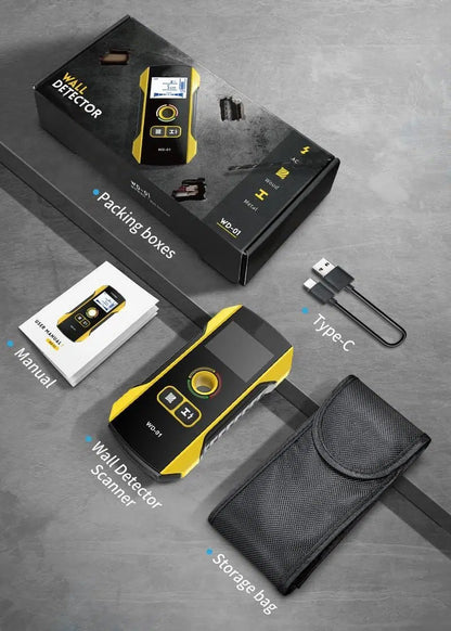 WallSense Pro – Escáner de pared con detector de metales de precisión