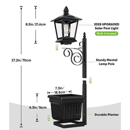 VistaPoint – Solarlampenmast mit Doppelfunktion