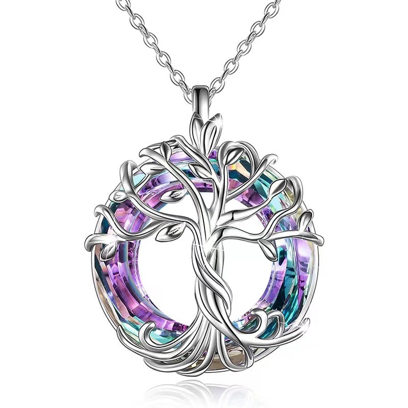 CelestiaTree - Elegante collar de cristal para el Día de la Madre