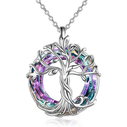 CelestiaTree - Elegante collar de cristal para el Día de la Madre