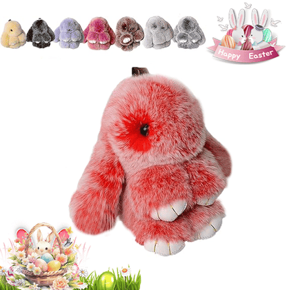 HopCharm – Llavero de peluche con conejito adorable