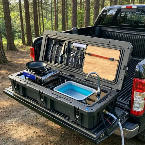 CampNova – Schnell aufzubauende Outdoor-Kochstation
