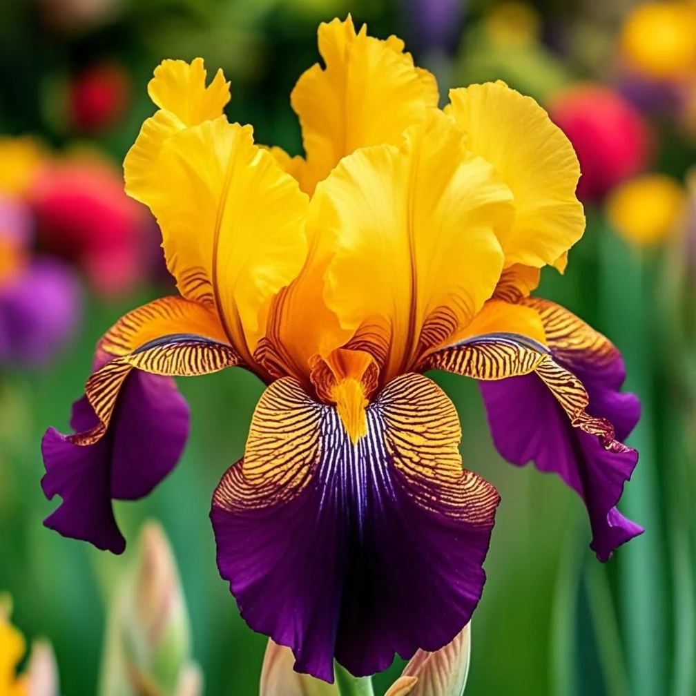 BloomAura – Exotische Hohe Bart-Schwertlilie