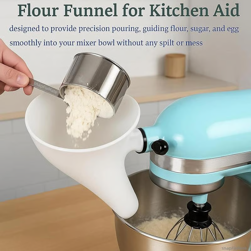 🔥LETZTER TAG 50% RABATT - ✨Mehltrichter für KitchenAid Küchenmaschine