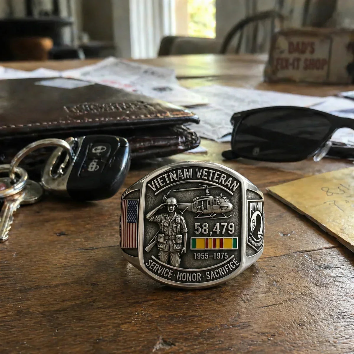 HonorRing - Anillo conmemorativo en homenaje a los veteranos de Vietnam