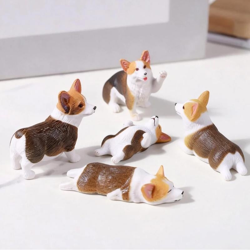 ⏰ LETZTER TAG 49% RABATT🔥 Handbemalte Mini-Katzen-Schreibtischfiguren – 5er-Set niedliche Cartoon-Kätzchen-Begleiter