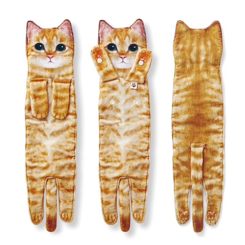 PurrfectlyClean – Toallas de mano con estampado de gatos de lo más divertidas