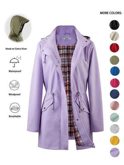 Rainelle – Chaqueta cortavientos con capucha