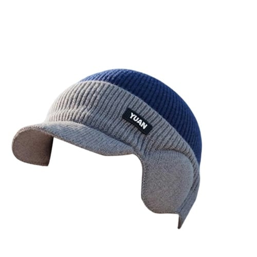 FrostFlex - Gorro de Invierno Cortavientos con Visera de Ajuste Elástico