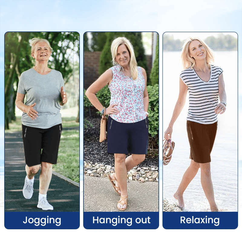 CoolStride – Atmungsaktive Eisseiden-Stretchshorts