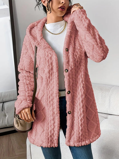 CloudSilk – Vestido con capucha elegantemente sencillo
