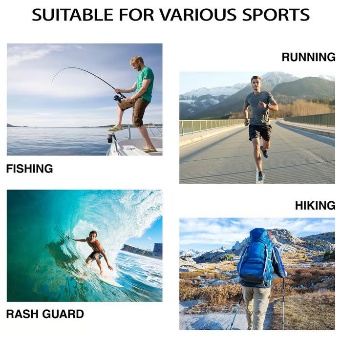 WaveArmor – Herren-Schwimm- und Outdoor-Sonnenschutzshirt mit UV-Schutz