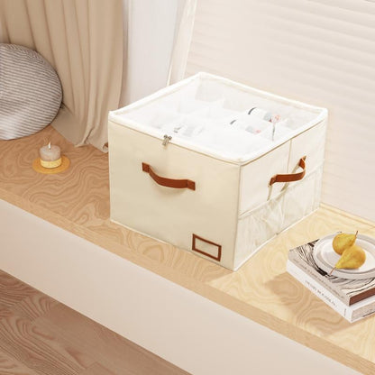 ShoeNest – Cajas Organizadoras Plegables de Tela para Zapatos