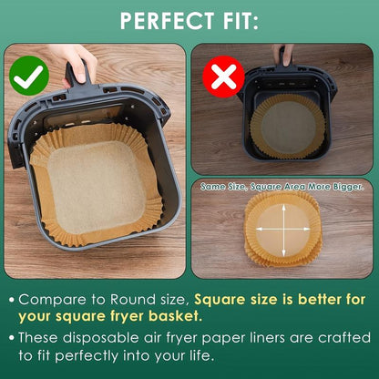 GoldenCook Liners – Accesorios Esenciales para Freidoras de Aire