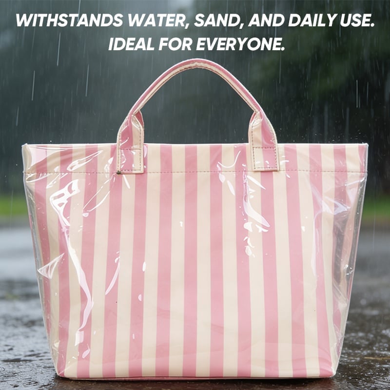 CarryWave – Bolso tote a rayas de lona duradero
