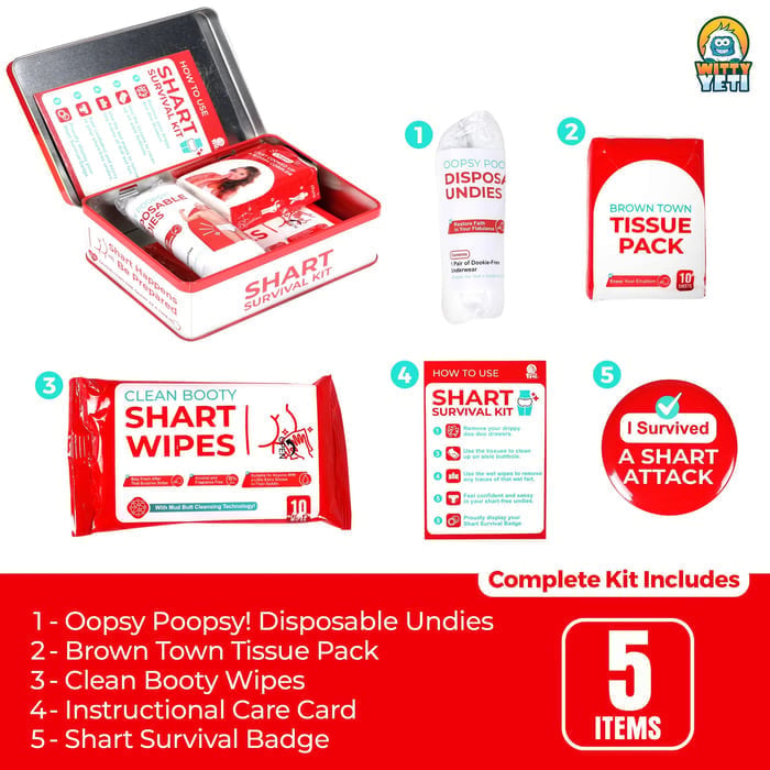 PanicPack – Kit de supervivencia para diarrea inesperada