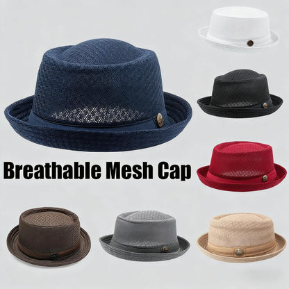 VenturaHat - Sombrero Bombín Clásico y Transpirable para Viaje