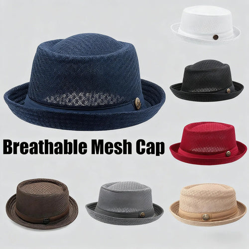 VenturaHat - Sombrero Bombín Clásico y Transpirable para Viaje