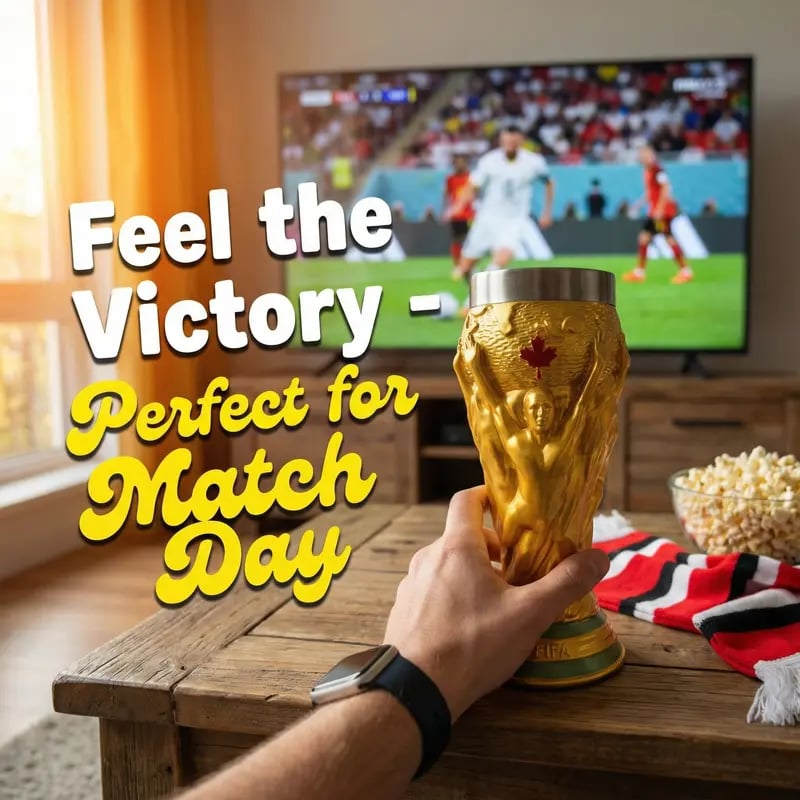 ⚽Über 55.000 verkauft🏆WM 2026 USA-Kanada-Mexiko "Trophäen"-Bierkrug