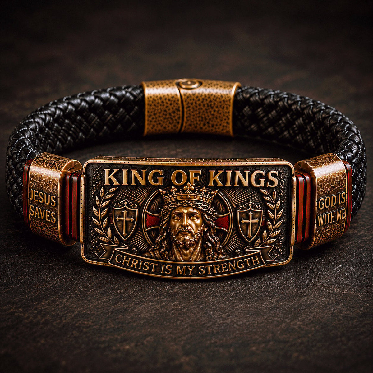 FaithCrown – Pulsera Rey de Reyes