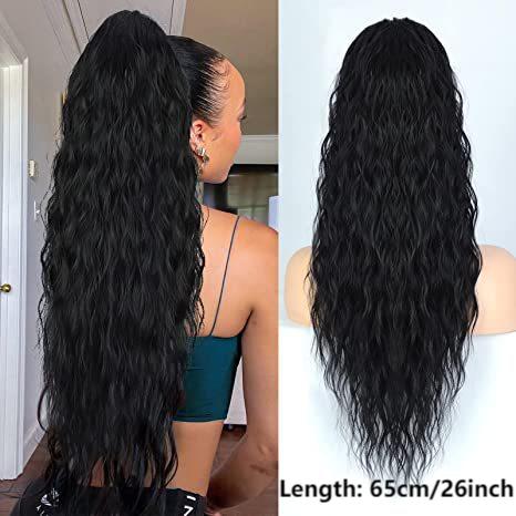 SilkiPony – Extensión de Cola de Caballo de Cabello Natural
