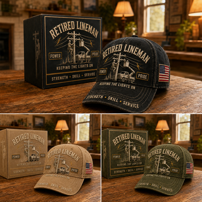 PowerGuard – Gorra conmemorativa del liniero jubilado